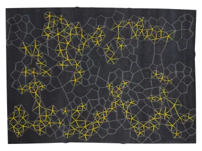 Materia geometric rug 3D model