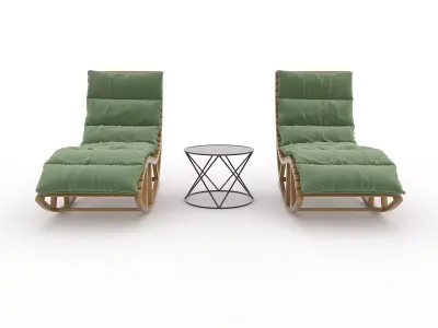 Sun Lounger 33 3D model