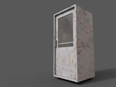 Old Modern Furniture 3D Model Low-poly 3D model