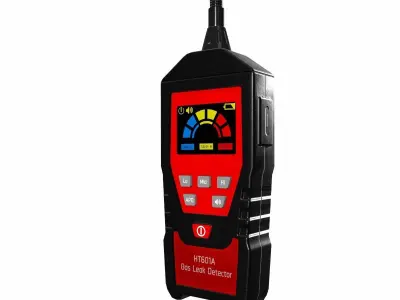 Gas Detector  Low Poly Low-poly 3D model
