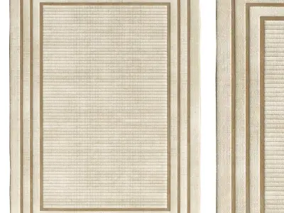 Villa Marin Rug in Snow 3D model