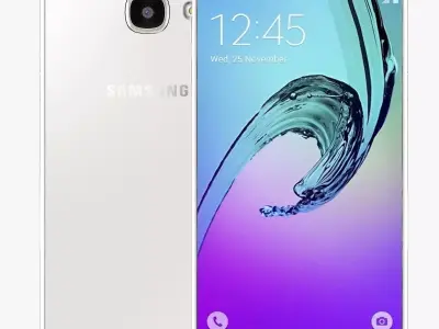 Samsung Galaxy A5 2016 White 3D model