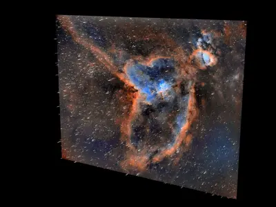 Heart Nebula 3D model