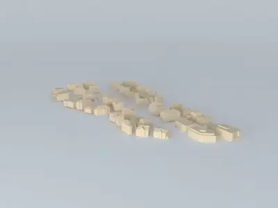 Fagerborg south  Fasting street Free 3D model