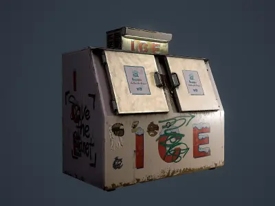 Ice Vending Machine 3D model