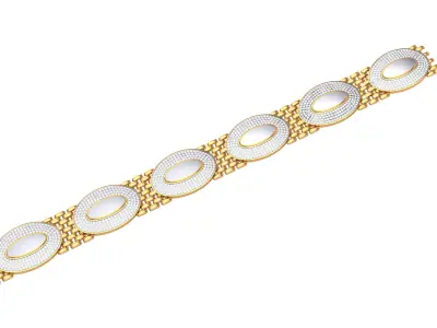 Gent Light Bracelet 3D Model 3D print model