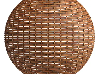 Wicker materials 9- PBR 4k by Sbsar Texture