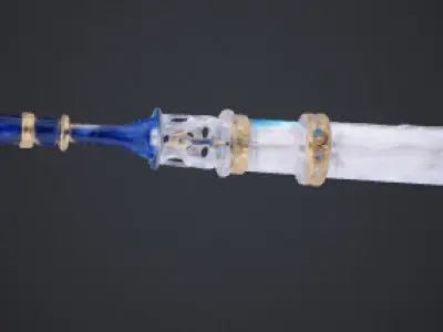 Crystal Fountain Pen 3D model