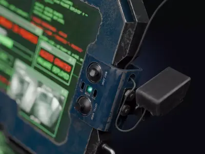 Sci-Fi Tactical Terminal - Neuralis - PBR 3D model