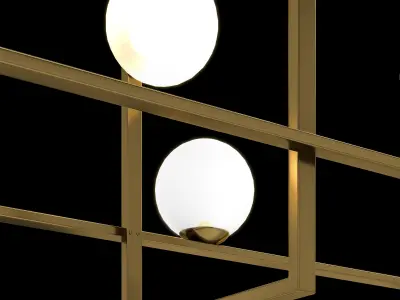 VeniceM - Mondrian Glass Ceiling Low-poly 3D model