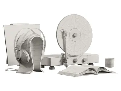 Vinyl Decorative Set 3D model