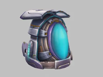 Future - vending machine 02 3D model