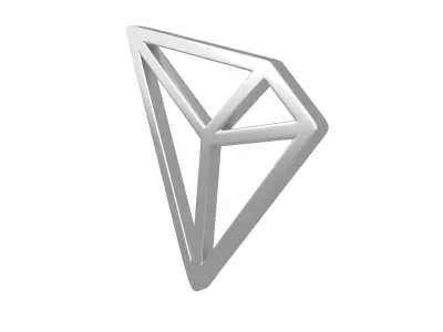 TRON Coin V2 005 Low-poly 3D model