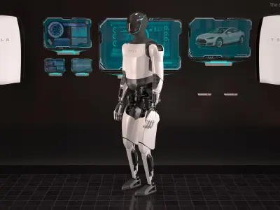  Tesla Optimus Gen 2 AI Robot 