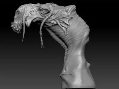 Sebulba dragon head 3D print model