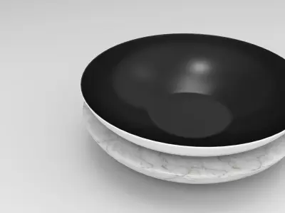 Doom Fire Basket Low-poly 3D model