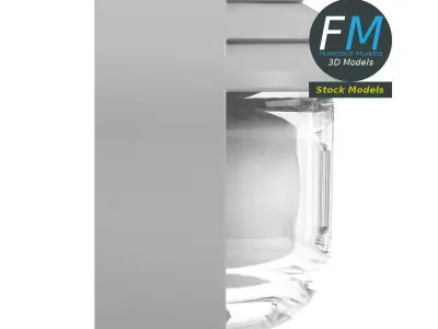 Waterproof wall lamp 2 3D model