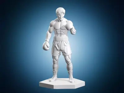 Rocky Balboa Statue Model 3D print model