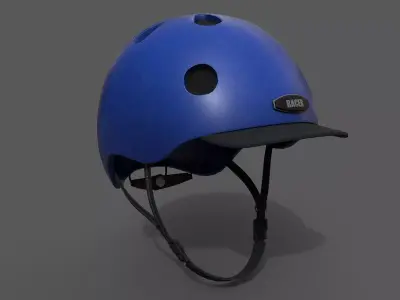 Helmet spot Generic camp bike coloring model military combat  Low-poly 3D model