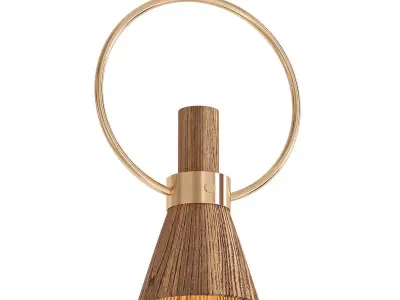 TUSCANY wooden pendant light 3D model