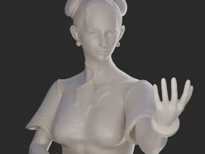 Street Fighter 6 Chun li Print Model 3D print model