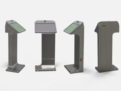 sci fi terminal 1 3D model