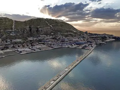 Gibraltar Multipurpose 3D Terrain Model 3D model