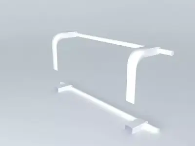 hanger bar with light Free 3D model