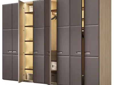 Lema Wardrobes with safe 3D Model Pack