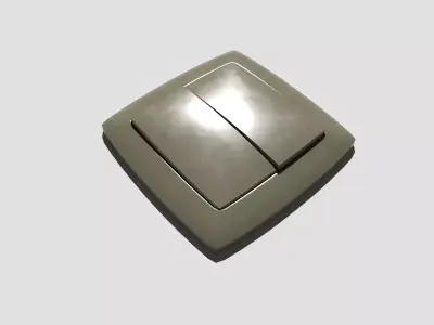 Light Switch Double Low-poly 3D model purchase