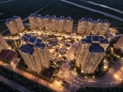 Apartment building downtown 3d model 3D model