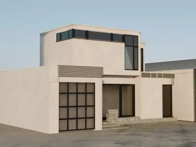 Seaside Residential House 3D model