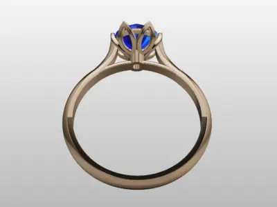 FLOWER RING   3D print model