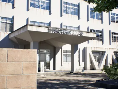 Japanese School - Fully Furnished Environment Low-poly 3D model