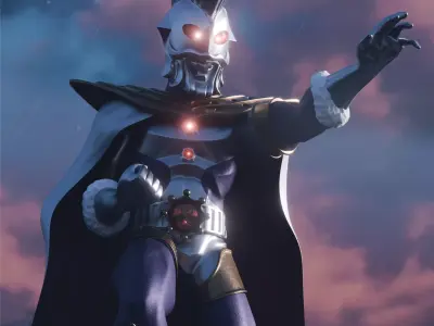 Ultraman King Stylized 3D Model  3D model