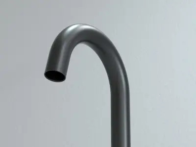 Minimalistic Watertap 01 German industrial Design 3D model