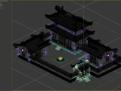 Ancient Architecture 3D model 7