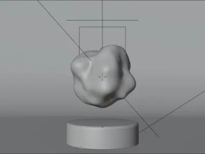 Abstract Floating Ball Looping Animation 3D model