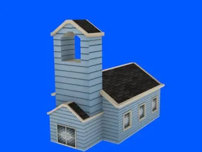 Chuech Low-poly 3D model