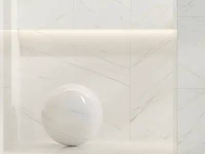 Marble Set 01 - White Marble Bundle - 2 Types - 4k Texture
