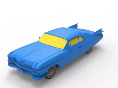 Cadillac Eldorado 1959 Classic Car 3D print model