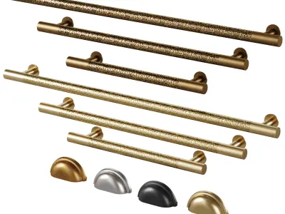 Morra and Highgate door handles by Meraki 3D model