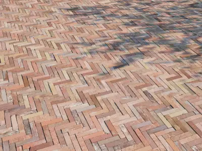 Bricks vol02 Floor 8K Seamless PBR Materials Texture