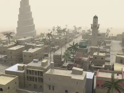 Middle Eastern Town 3D model