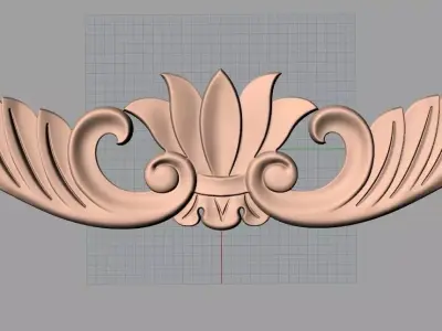 3D carved model furniture 3D design used for artcam aspire E751 3D model