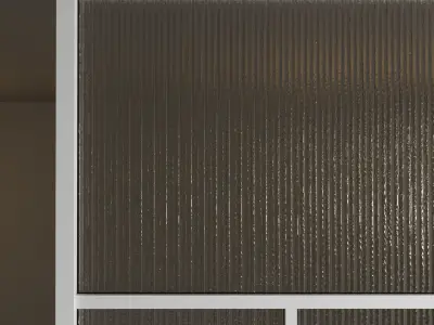 Glass partition door Set 30 Low-poly 3D model
