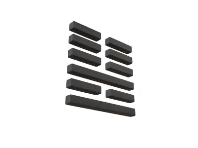 I Ching Hexagrams 36 ming yi v1 001 Low-poly 3D model