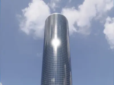 Parametric Building 1b1 3D model