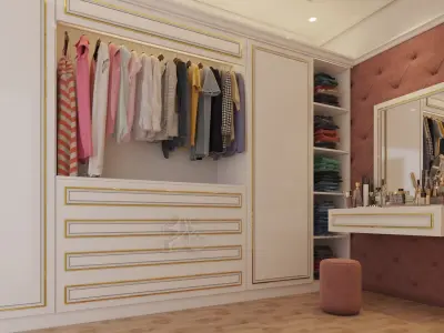 Dressing Room wardrobe clothes   3D model