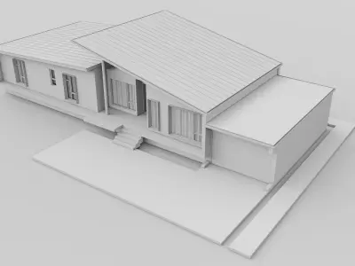Single Family House-7 3D model